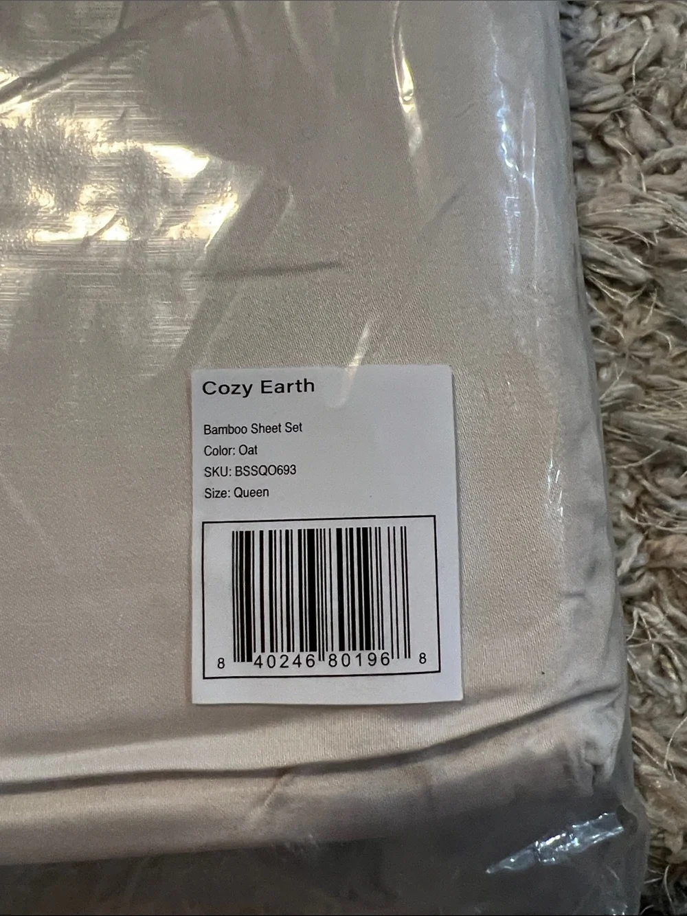 Cozy Earth Bamboo Sheet Set - Oat